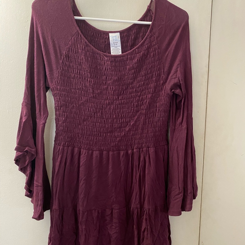Bell sleeve tunic
